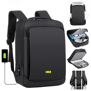 Business Travel Waterproof Laptop Backpack