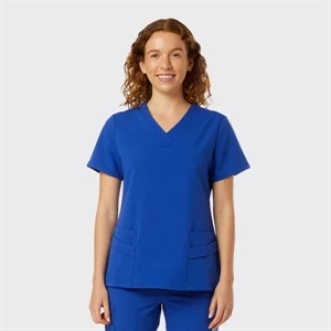 Spectrum's Womens WYND  Multi-Pocket Scrub Top