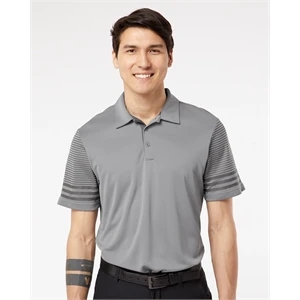 Adidas Striped Sleeve Polo