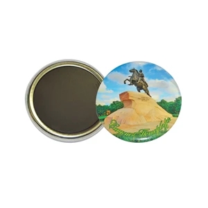 2-1/4 Diam Round Button w/ Magnet