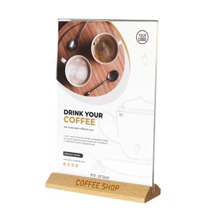 Table Menu Stand Flyer Display