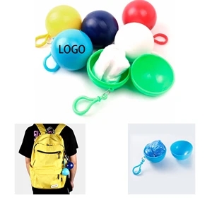 Spherical Portable Disposable Raincoat. MOQ 100PCS