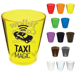 1.5 oz. Colored Plastic Shot Glass
