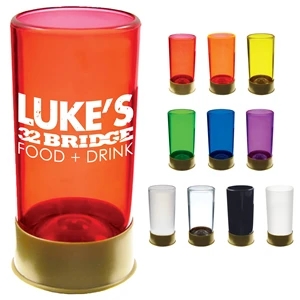 1.5 oz. Colored Plastic Shotgun Shell Shot Glass