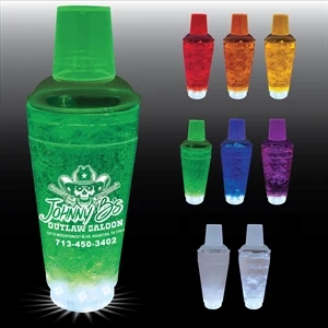 20 oz. Plastic 5 Light-Up Cocktail Shaker