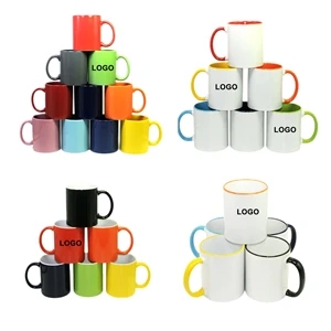 12Oz. Colored C-Handle Mug