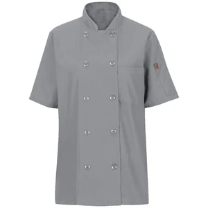 Chef Designs Women's Mimix™ Short Sleeve Chef Coat with O...