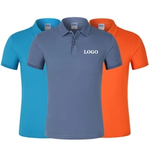Custom Logo Men Custom Fit Mesh Polo Shirt