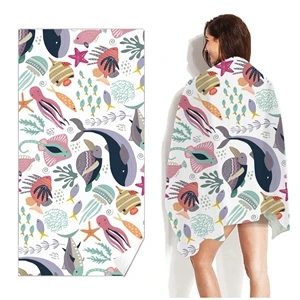 MOQ 1 Microfiber Beach Towel
