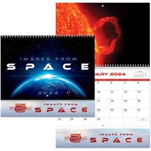 Luxe Images From Space Spiral Wall Calendar