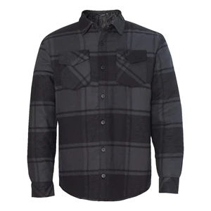Burnside Quilted Flannel Shirt Jacket