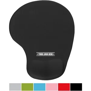 Office Mousepad with Gel Wrist Support