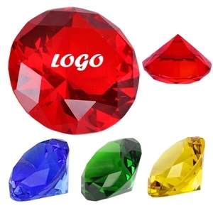 Colorful Crystal Diamond Paperweight Wedding Gifts