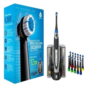 Pursonic Rechargeable Rotary Toothbrush with Bonus 12 Heads