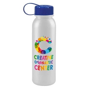 24 oz. Digital Metalike Sports Bottle with Tethered Lid