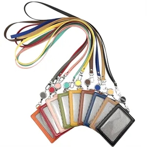 Custom Logo Lanyard Badge Holder Combo