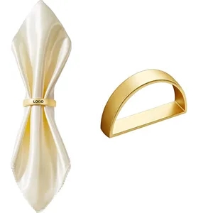 D-shaped napkin ring holders