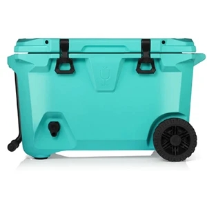 Brumate BruTank 55 Quart Rolling Cooler in Aqua