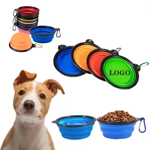 Collapsible Silicone Dog Bowl