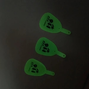 Plastic Glow Key Tag