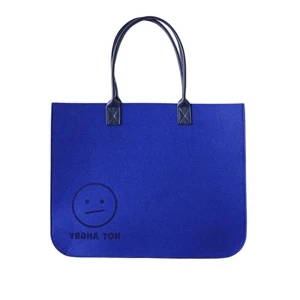 Klein Blue Felt Gift Bag