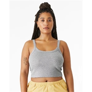 BELLA + CANVAS Women's Micro Rib Spaghetti Strap Tank