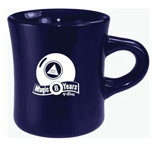 10oz Vitrified Solid Color Glossy Diner Mug