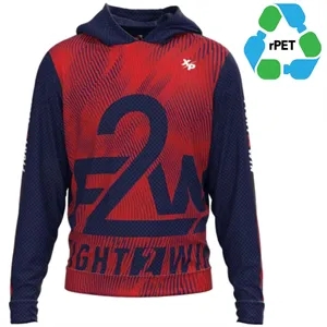 Youth rPET Recycled Polyester Performance Hooded T-Shirt