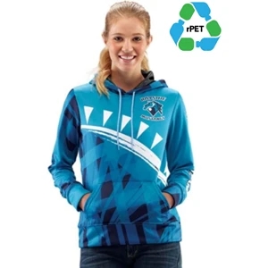 Women's rPET Recycled 100% Polyester Performance Hoodie