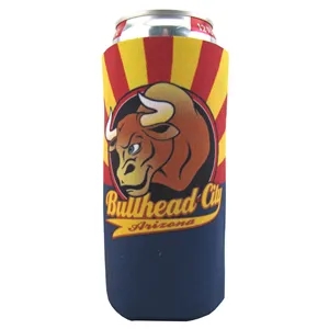 Foam Tall Can Cooler-Full Color