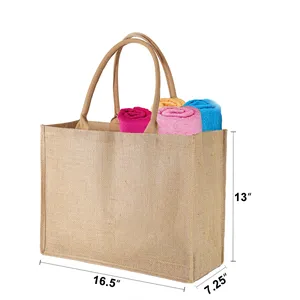 Burlap Jute Tote Bags
