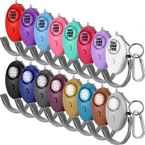 Custom LED Light Emergency Self-Defense  Alarm Keychain