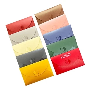 Love Button Pearl Paper Envelope