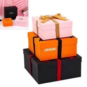 Three Sizes Christmas Square Large Gift Box