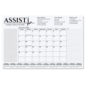 Small Calendar Desk Pad