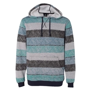 Burnside Printed Stripes Fleece Sweatshirt