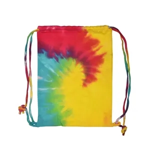 Colortone Tie-Dyed Drawstring Backpack