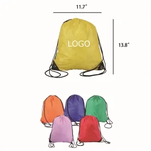 210 D Polyester Drawstring Backpacks