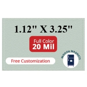 Magnet - 1.125x3.25 Square Corners
