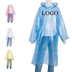 Disposable Transparent Raincoat