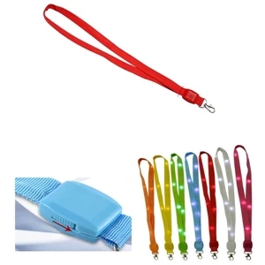 Custom Logo LED Light Up Lanyard Keychain