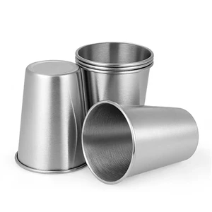 6Oz Single Layer Stainless Steel Camping Drinking Cup