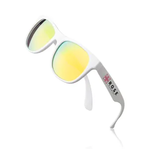 Custom Logo Radiant Color Lens Sunglasses (2 Color Imprint)