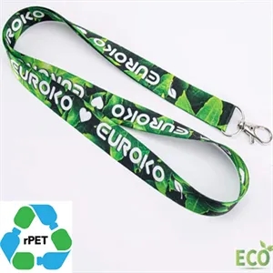 Lobster Claw rPET Recycled Polyester Sublimation Lanyard