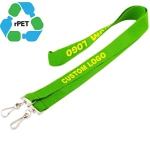 Recycled PET Eco-friendly Double Ended Lanyard