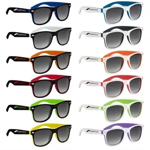 Custom Logo Custom Printed Two-Tone Sunglasses