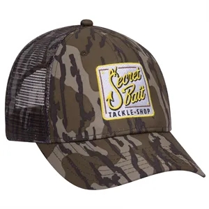 6 Panel Low Profile Mesh Back Trucker Hat