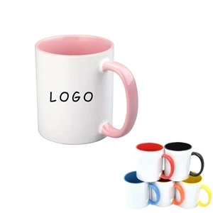 12OZ Ceramic Double Color Coated Mug