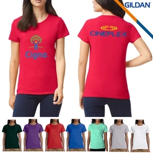 Gildan® 6.1 Oz 100% Cotton Preshrunk Ladies T-Shirts