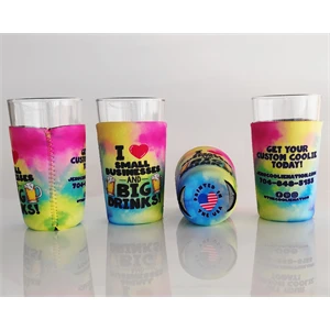 Full Color Neoprene Pint Glass Coolie